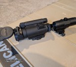 Aimpoint CompM4 Red Dot Sight w/ American Defense QD Mount + Vortex 3x Magnifier (VMX-3T)